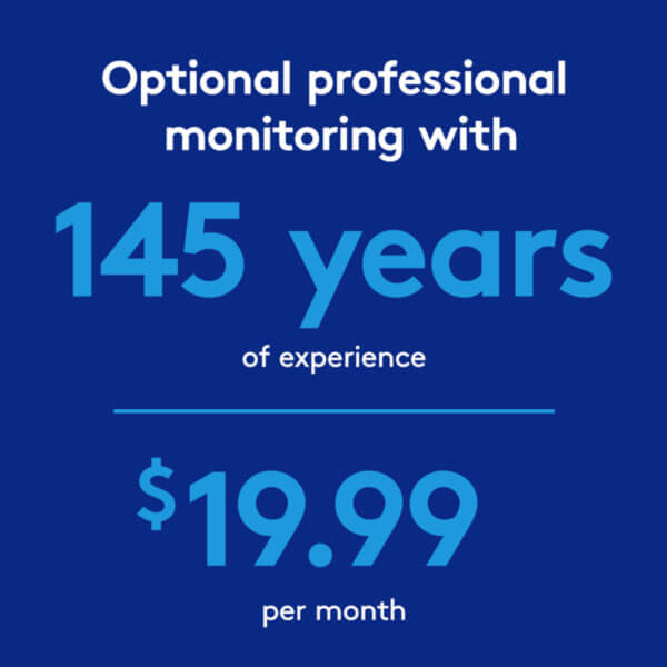Ecommerce image for price of professional ADT monitoring